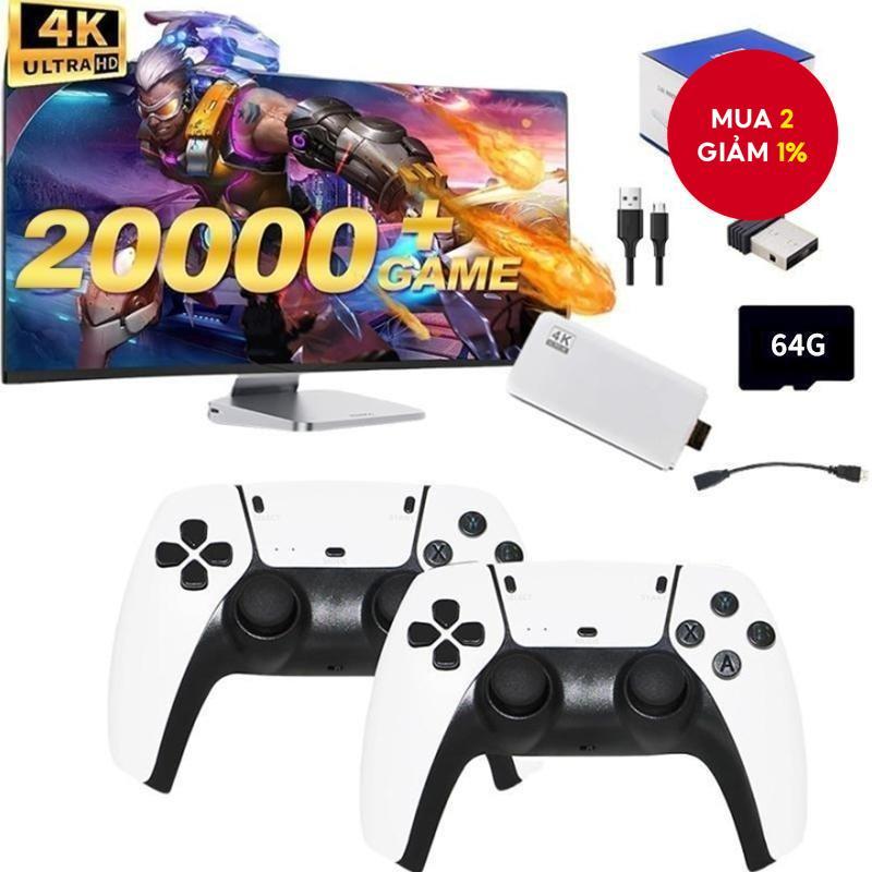 M15 4K Game Stick Mini Máy Chơi Game Cầm Tay 64GB Lưu Trữ Retro Với 20000 Trò Chơi Chơi Game HD Stic
