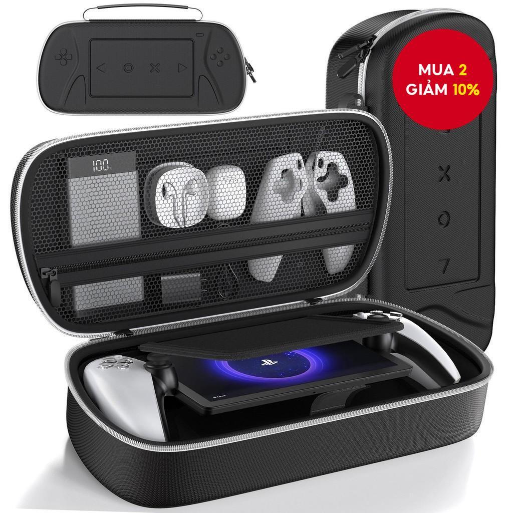 Hộp đựng cứng mới cho tay cầm từ xa Playstation Portal, túi du lịch PS Portal với túi zip để đựng ph