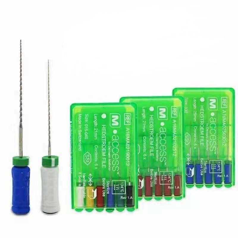 6 Cái / hộp Dentsply Root Canal K File Cung cấp nha khoa Dụng cụ tập tin nội nha