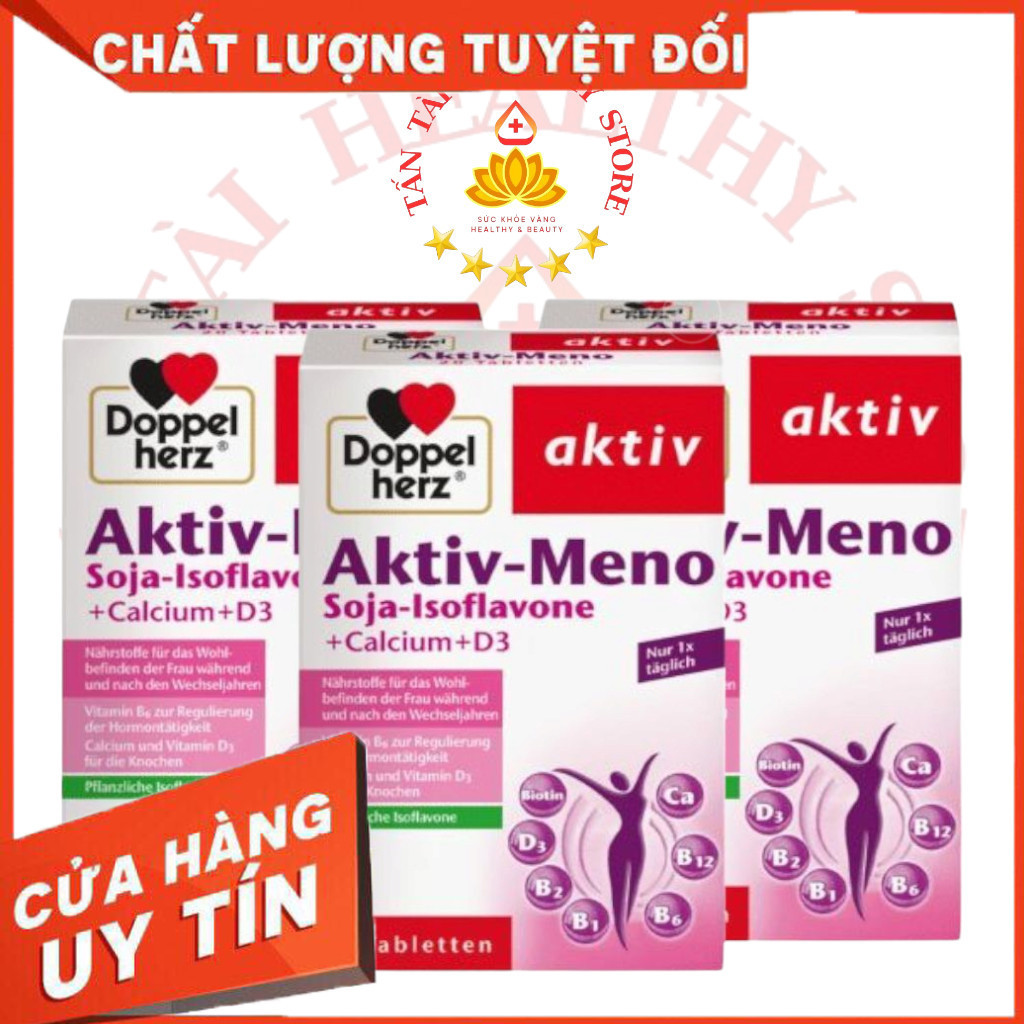 ✅[CHÍNH HÃNG] Viên uống cân bằng nội tiết tố nữ DOPPEL Aktiv-Meno (Hộp 30 viên)