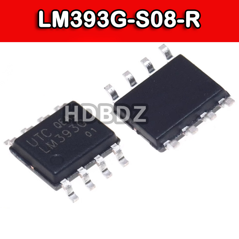 10~50PCS LM393G-S08-R SOP-8 LM393G Bộ tháo điện áp Chip IC SMD