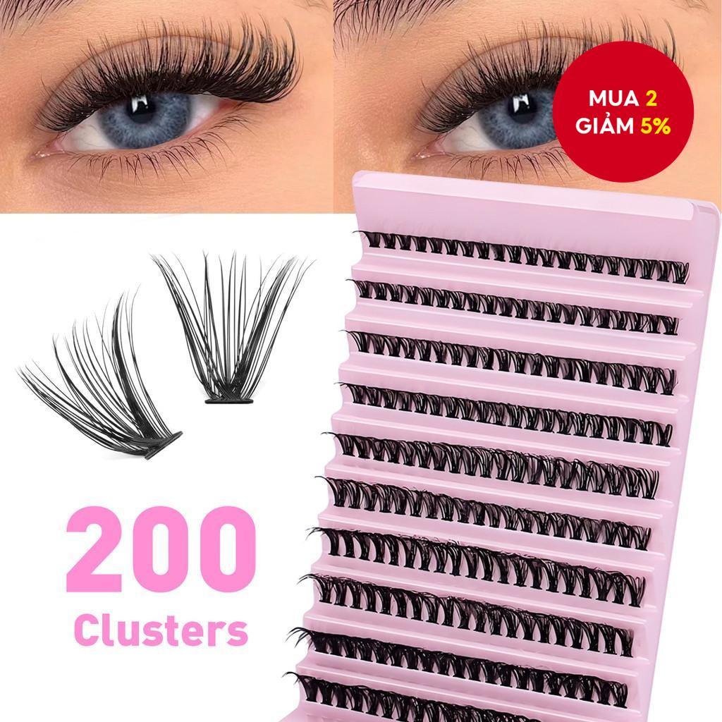 Bộ nối mi 30D 40D 80D Diy 8-16Mm CD Cuộn mỏng Đơn