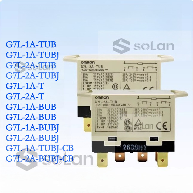 Omron G7L-2A-TUB-BUBJ 200-240VAC G7L-1A-TUBJ-BUB Rơle điều hòa không khí AC220