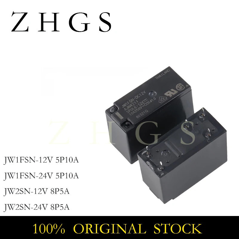 5 CÁI JW1FSN-12V JW2SN-12V JW1FSN JW2SN 12V 24V 5PIN 10A 8PIN 5A 250VAC Rơle hoàn toàn mới