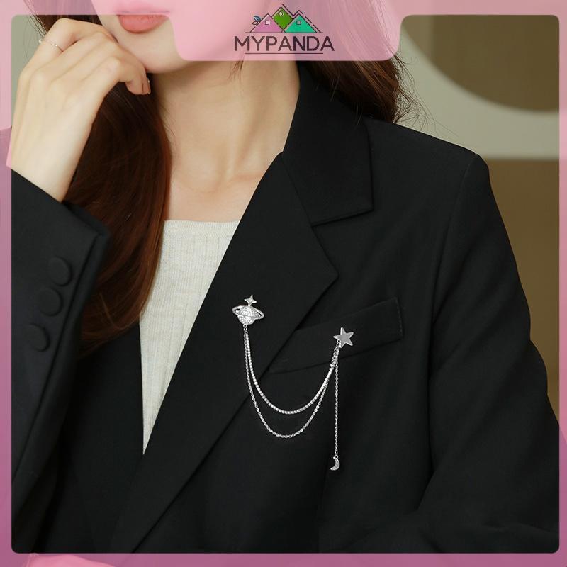 Mmypanda - Trâm cài áo đen thanh lịch, phù hợp mặc tang lễ