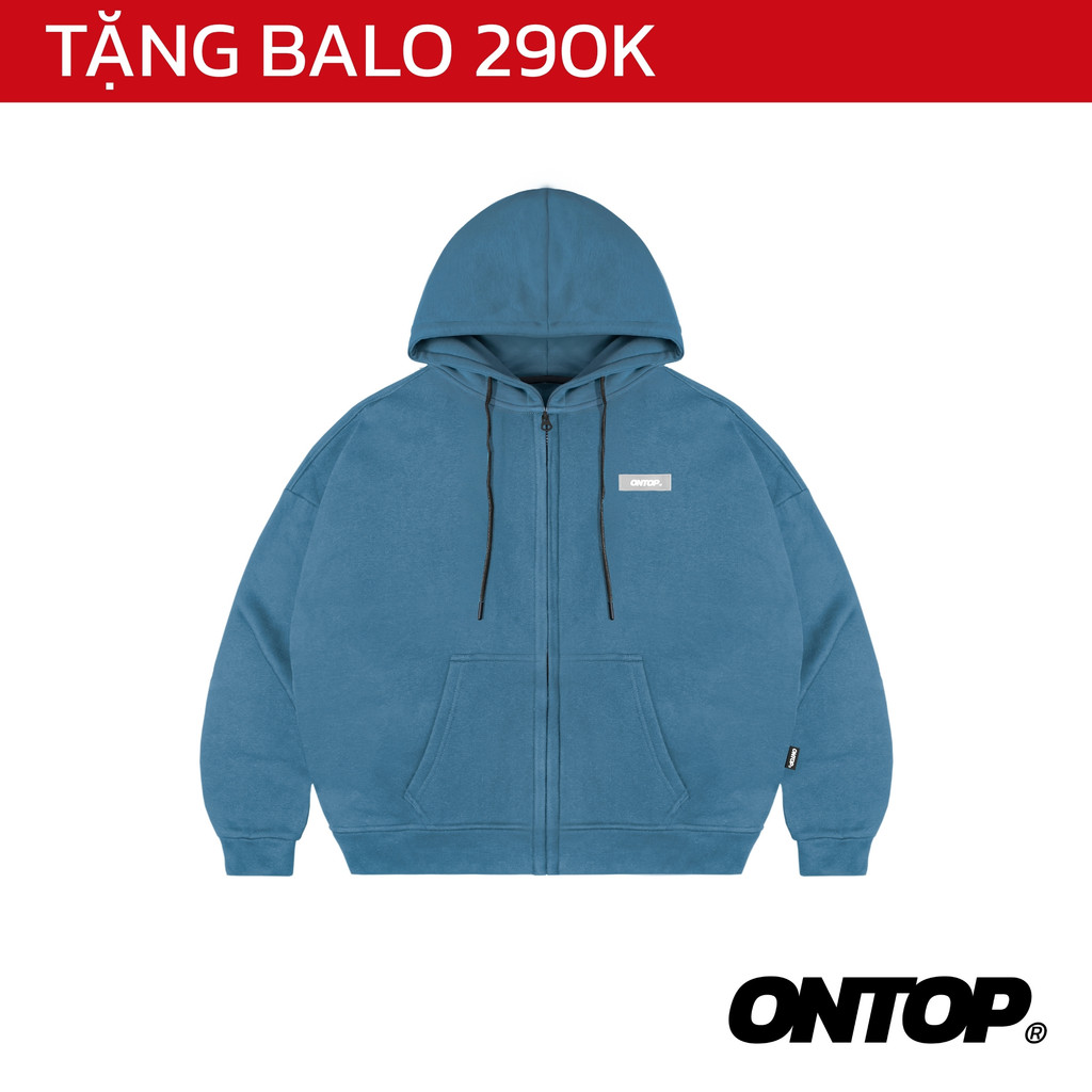 Áo khoác hoodie zip local brand ONTOP | O18-HD1-XB