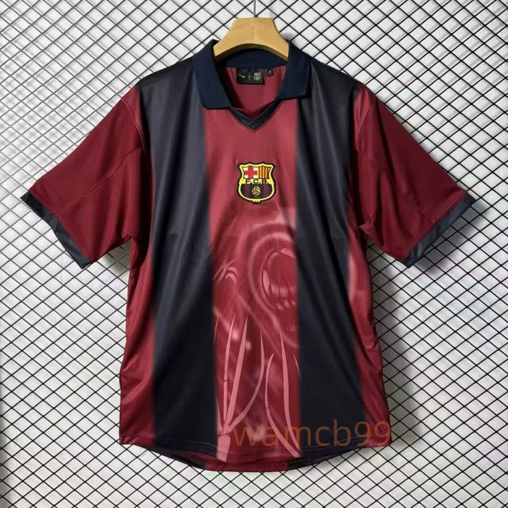 Travis Scott Barcelona Retro Cactus Jack Co Áo đấu có thương hiệu