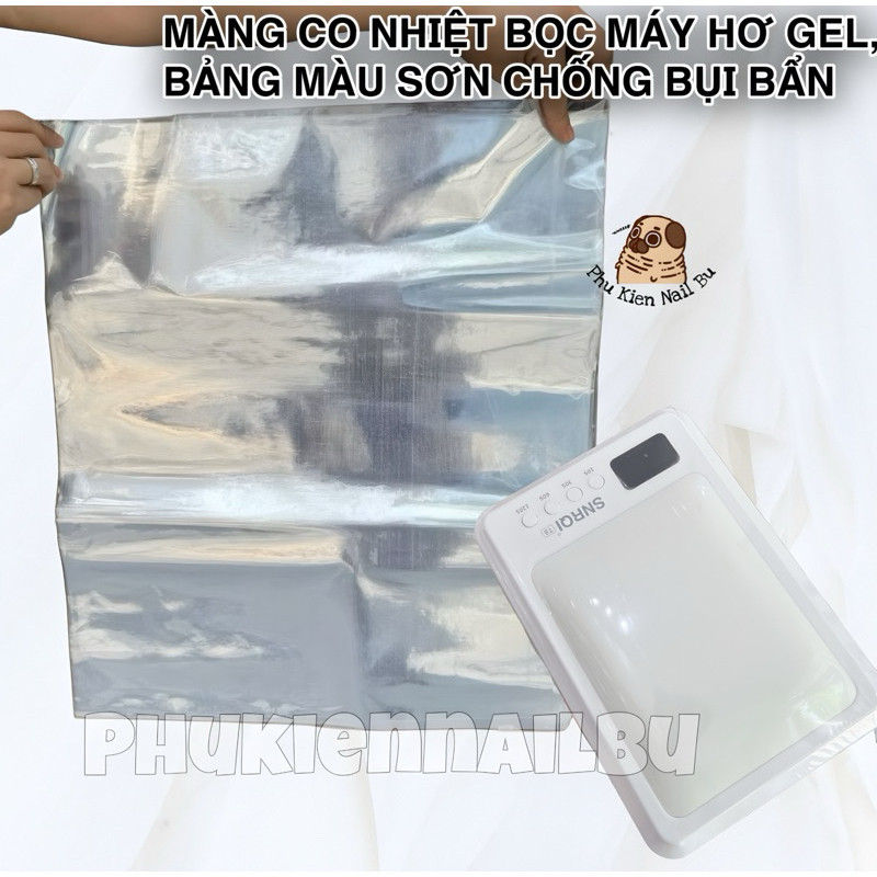 🔥HOT🔥 Màng Bọc Máy Hơ T8,L6,T10, miếng co nhiệt bọc máy hơ gel T10( kể cả các mã máy to hơn và bé hơ