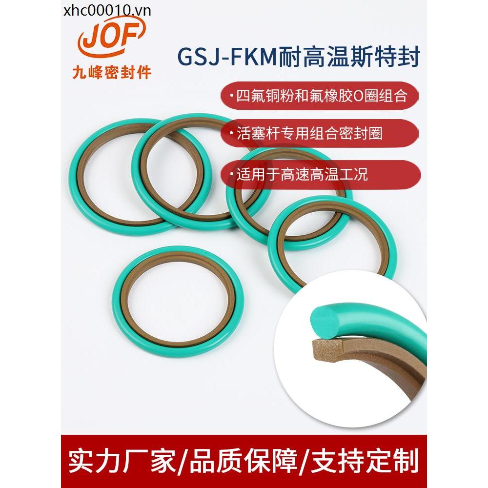 Nhập Khẩu Chịu Nhiệt Độ Cao Teflon Seal Oil Seal Xi Lanh Thủy Lực Trục Niêm Phong Vòng RS / STd / GS