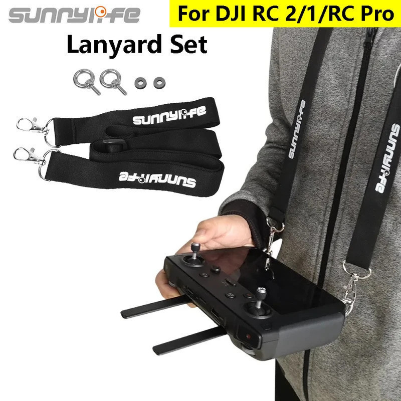 Sunnylife Cho DJI RC 2 / RC Pro / RC Bộ Điều Khiển Từ Xa Dây Đeo Cổ W Vít Cho DJI Mini 4 Pro Mavic 4
