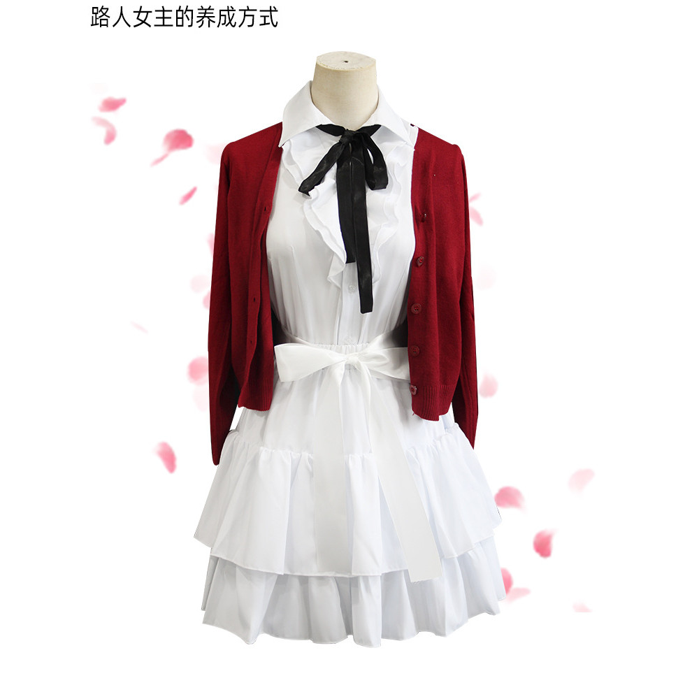 Saekano Cosplay Bộ Hoàn Chỉnh Cho Nhân Vật Megumi Kato - Áo Quần cosplay