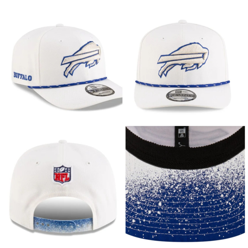 Mũ bóng chày Buffalo Bills 9SEVENTY khung điều chỉnh được, thiết kế đơn giản unisex, chống nắng hiệu