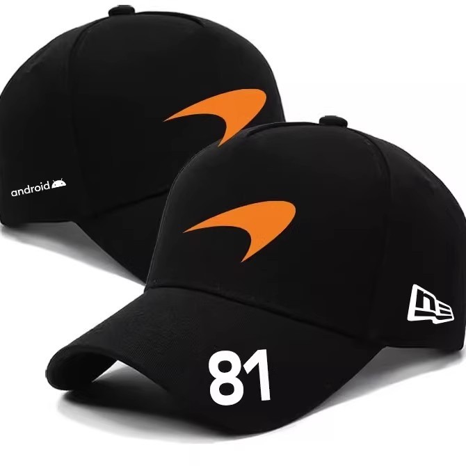 Mũ bóng chày McLaren Racing Team dành cho nam và nữ với logo xe hơi