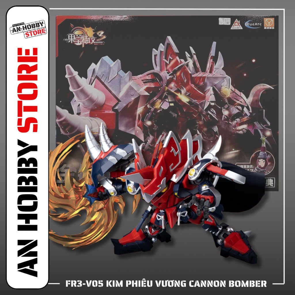 [HÀNG SẴN] MÔ HÌNH LẮP RÁP FR3 - V05 CANNON BOMBER GOLDEN DART KING - KIM PHIÊU VƯƠNG