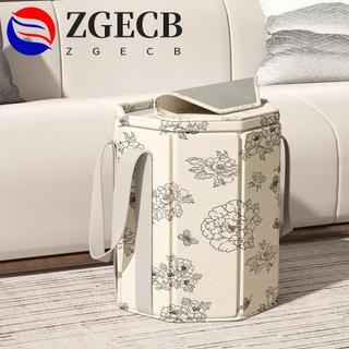  Xô ngâm chân ZGECB Bồn tắm chân che cao đến đầu gối có thể gập lại Bồn giặt Bảo quản nhiệt có tay cầm Túi tắm chân dung tích lớn Mùa đông 