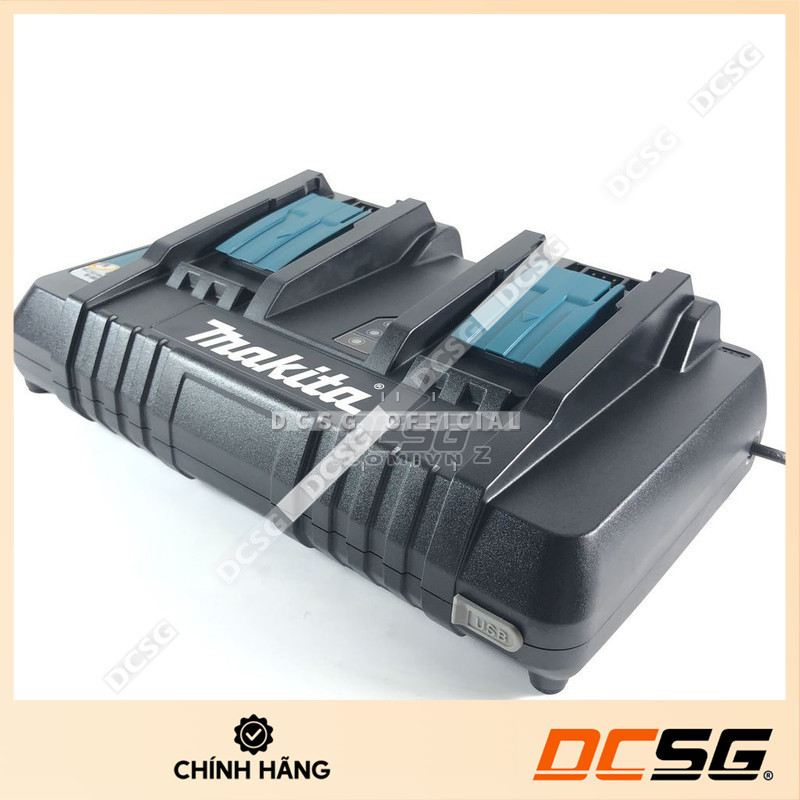 Sạc nhanh 2 cổng 14.4-18V Makita DC18RD | DCSG
