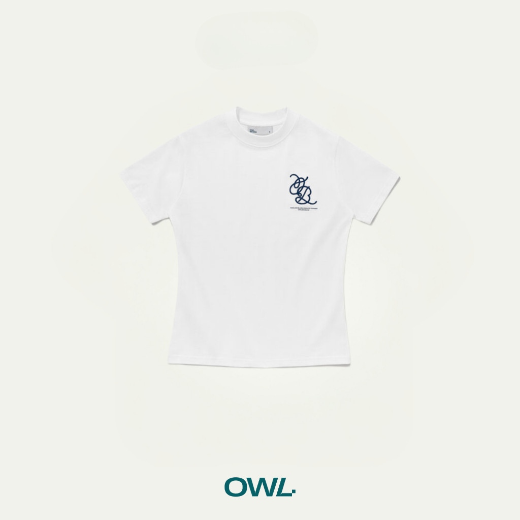 Áo thun nữ Owlbrand Logo Timeless Blues