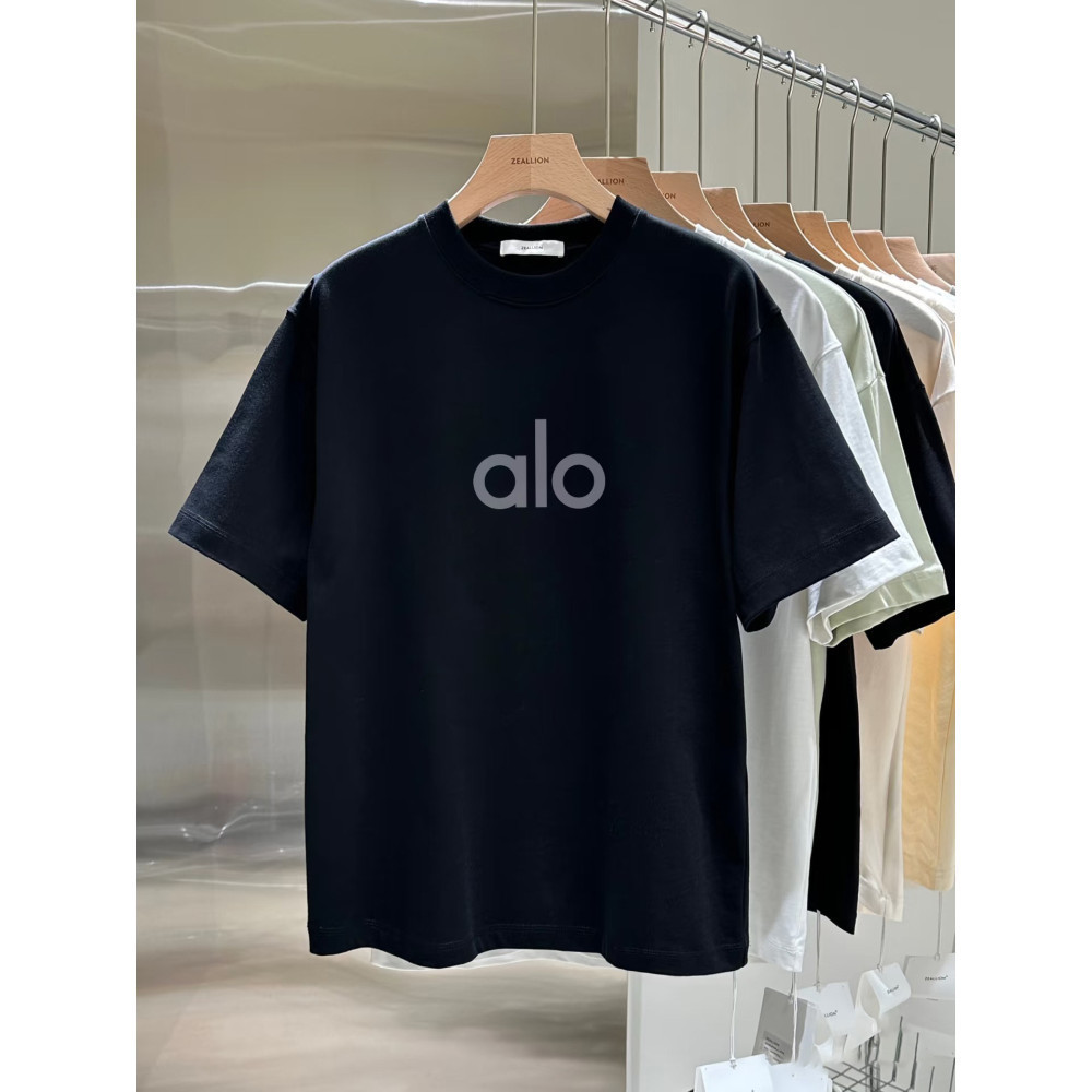 Aloha's In Áo Thun Nam 100% Cotton Chất Lượng Cao, Cổ Tròn Oversized Hợp Thời Trang