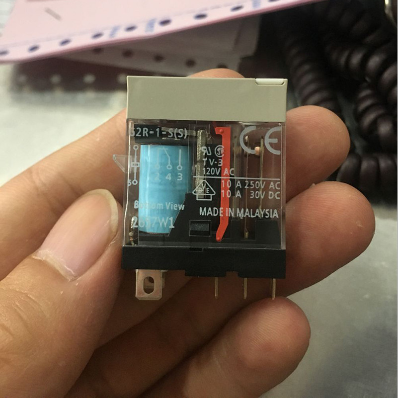 Rơle nhỏ Omron nhập khẩu chính hãng G2R-1-S (S) DC24V Unipole 10A có biển hiệu