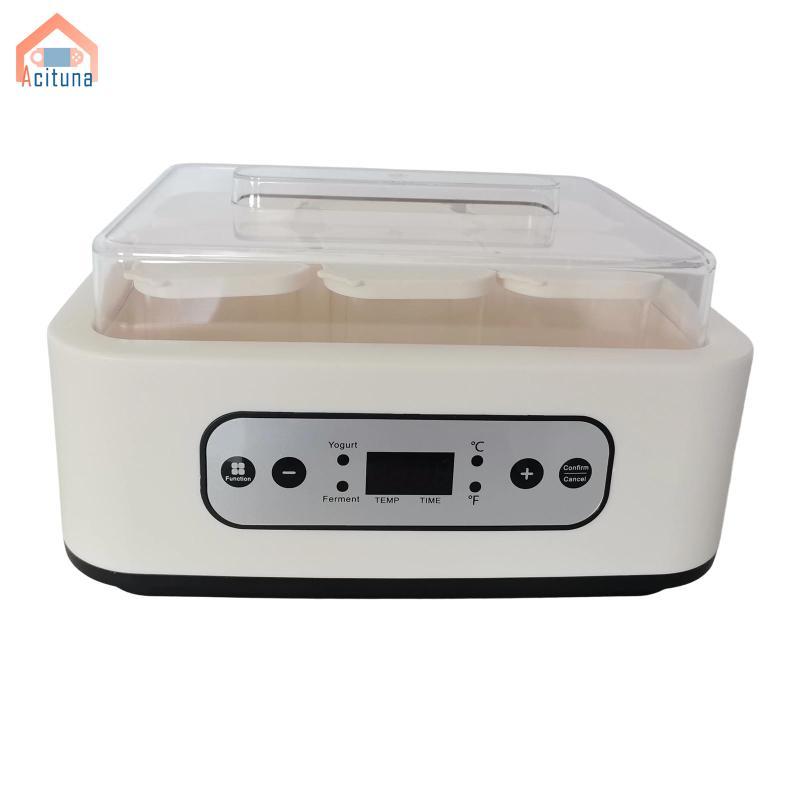 Máy tạo sữa chua điện Acutuna Máy lên men Dễ dàng DIY Tự làm Tiết kiệm năng lượng Công suất lớn Máy sữa chua tự động