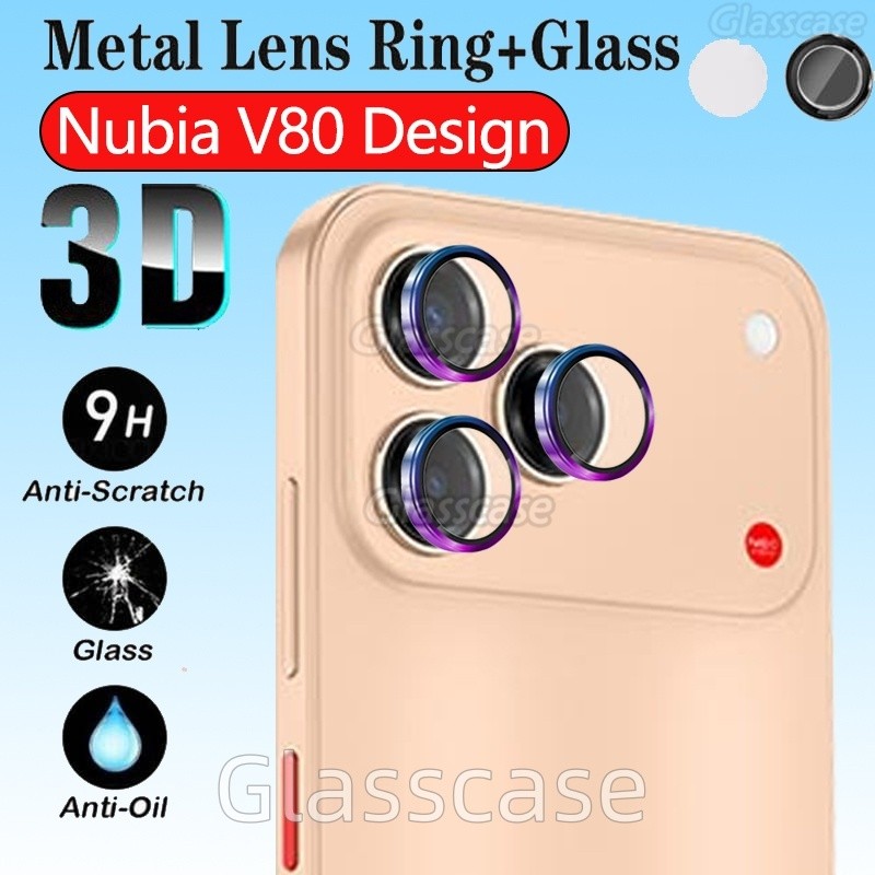 [Sẵn Sàng] Ống Kính Máy Ảnh Kim Loại Cho ZTE Nubia V80 V 80 Design V80Design NubiaV80Design BladeV80