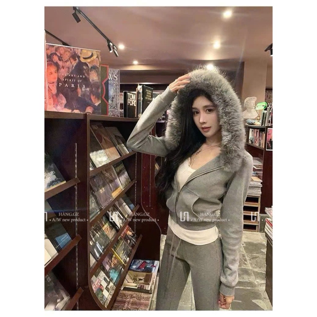 sét nỉ mũ lông l1