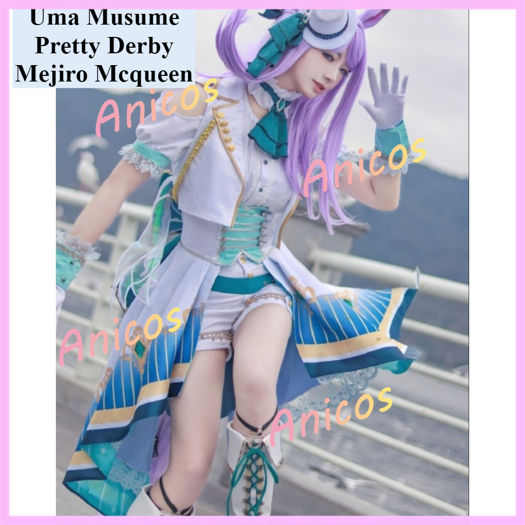 ANICOS Uma Musume Khá Derby Mejiro Mcqueen Cosplay Đua Phù Hợp Với Bộ Trang Phục Halloween