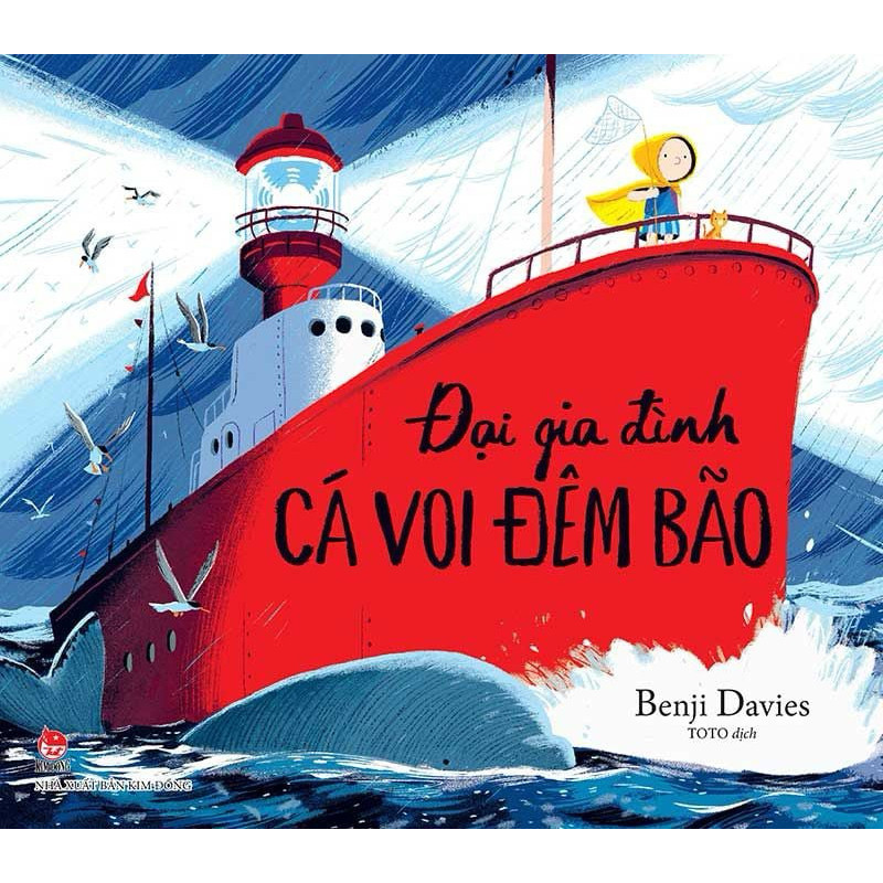 Sách - Đại Gia Đình Cá Voi Đêm Bão - Benji Davies