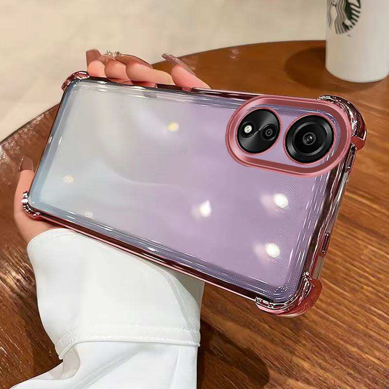 Ốp lưng oppo a78 4g oppo a78 5g Vỏ điện thoại mạ điện bốn góc chống rơi