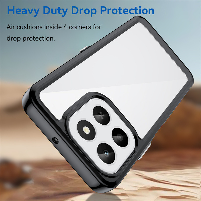 Dành Cho Honor X6C NIC-LX1 Ốp Lưng Silicon Chống Sốc Ốp Lưng Cứng Trong Suốt Ốp lưng Honor X6C X7C X