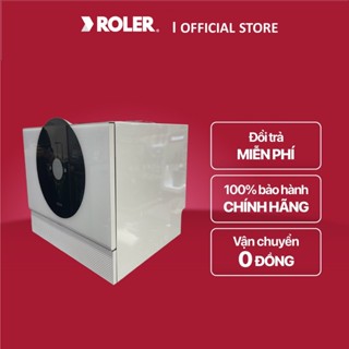 [ROLER OFFICIAL] Máy rửa bát 6 bộ để bàn Roler RDW-5515.1-BW - BH chính hãng,Ship 0đ