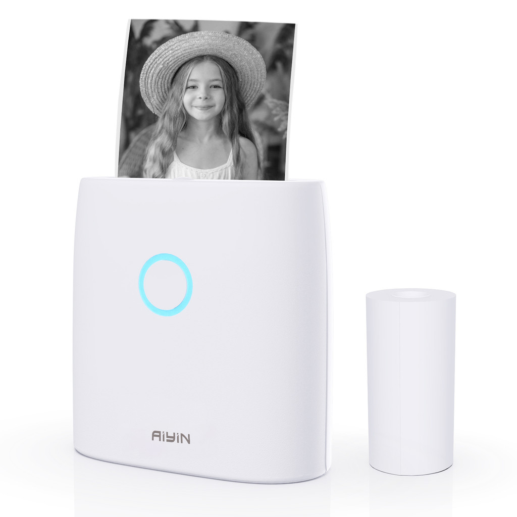 Mini Portable Thermal Printer Inkless Photo Pocket Printer