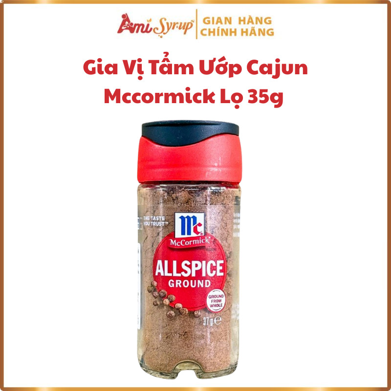 Gia Vị Tẩm Ướp Cajun Mccormick Lọ 35g Gia Vị Nấu Ăn Tẩm Ướp Hỗn Hợp Cajun Mccormick