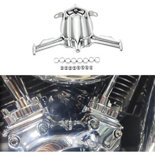 HDBUBALUS Xe Máy Chrome Tappet / Lifter Block Accent Cover Phù Hợp Cho Harley Twin Cam Street Glide Road King Electra Glide 99-16 Dyna Breakout 99-17