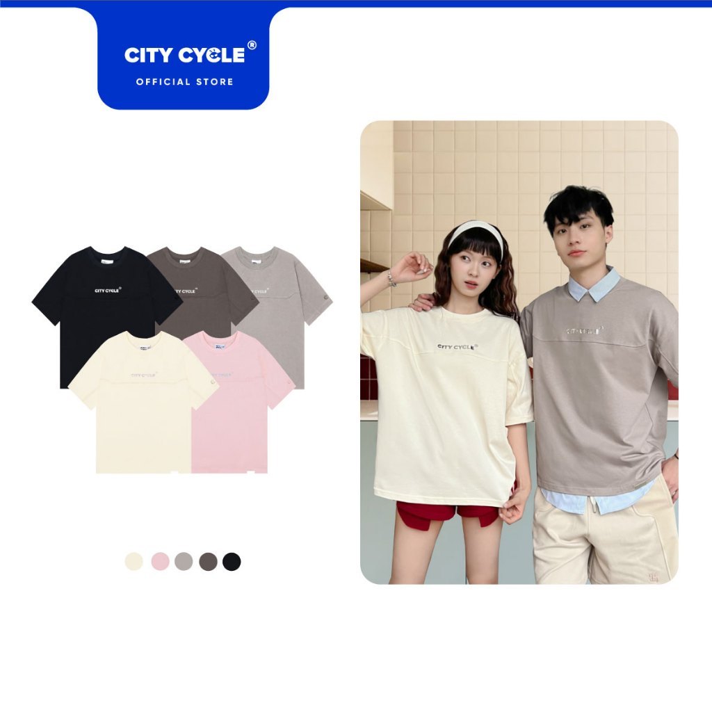 [CITY CYCLE ] T Shirt unisex thun mùa hè form rộng phông Local Brand Chính Hãng City Cycle Áo thun A