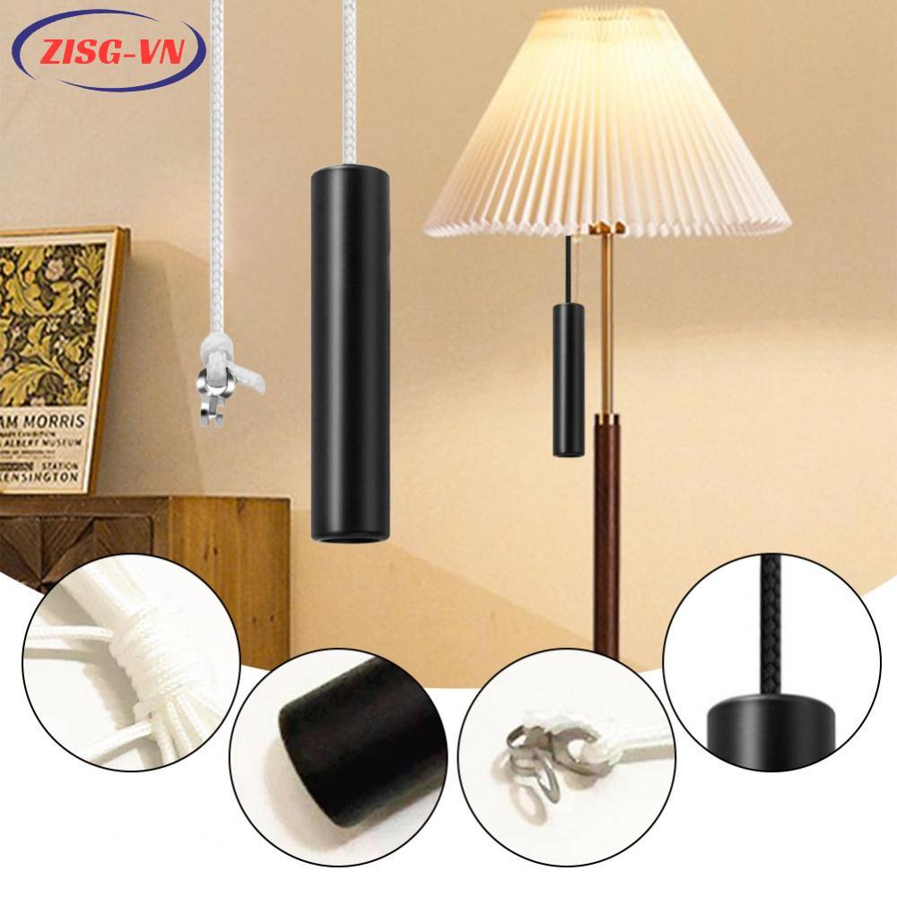 [ZISG]Bathroom Light Fan Switch Pull Cord Handle with 150cm Rope for Home Applications1pcs