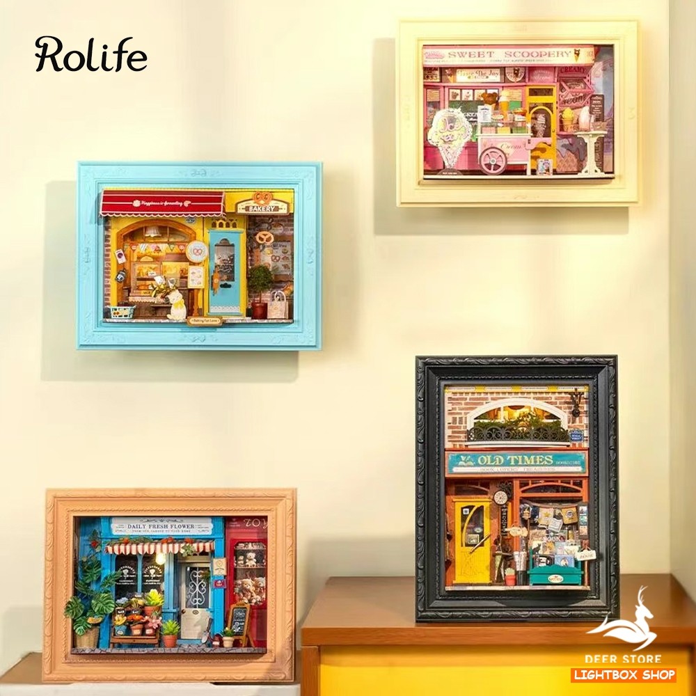 Mô hình Rolife Robotime STORY FRAMES SERIES | Tranh Treo Tường hoặc Để Bàn đầy màu sắc Tự lắp ráp