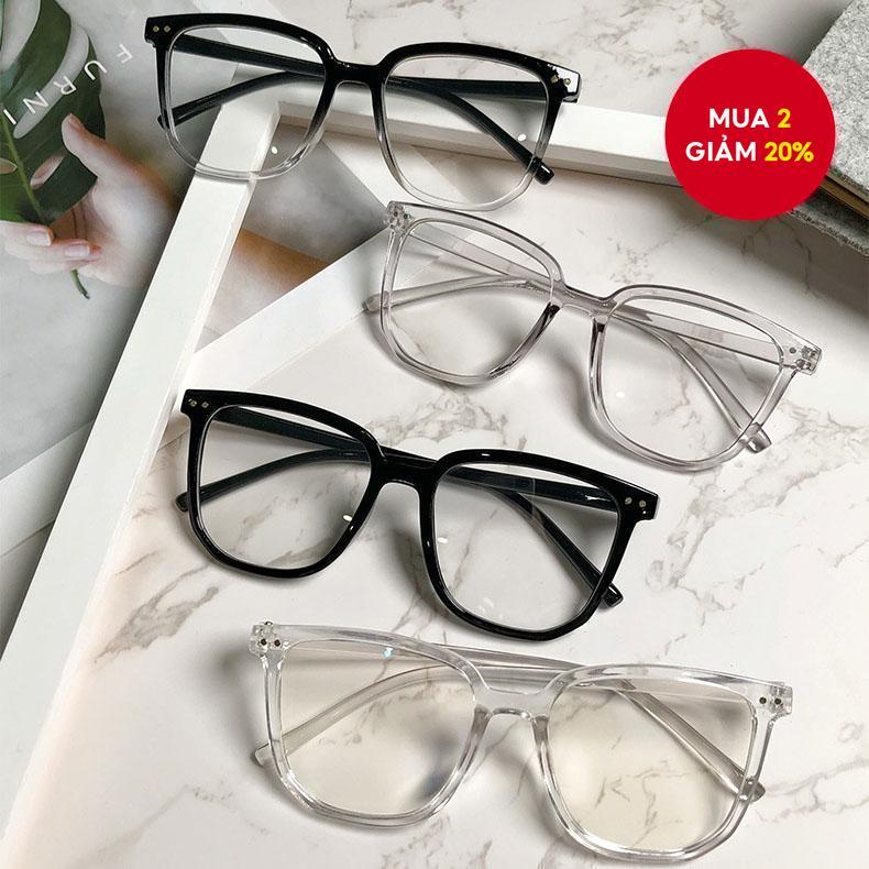 Kính Vuông Hàn Quốc Hợp Thời Trang - Khung Quá Khổ Để Làm Việc & Mặc Hàng Ngày