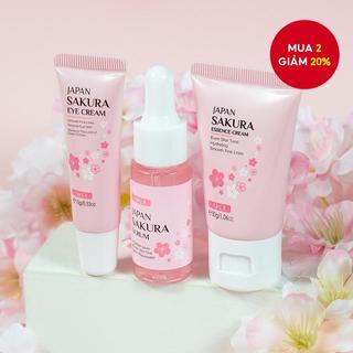  Laikou Bộ 3 Kem Dưỡng Ẩm Se Khít Lỗ Chân Lông Chiết Xuất Hoa Anh Đào 