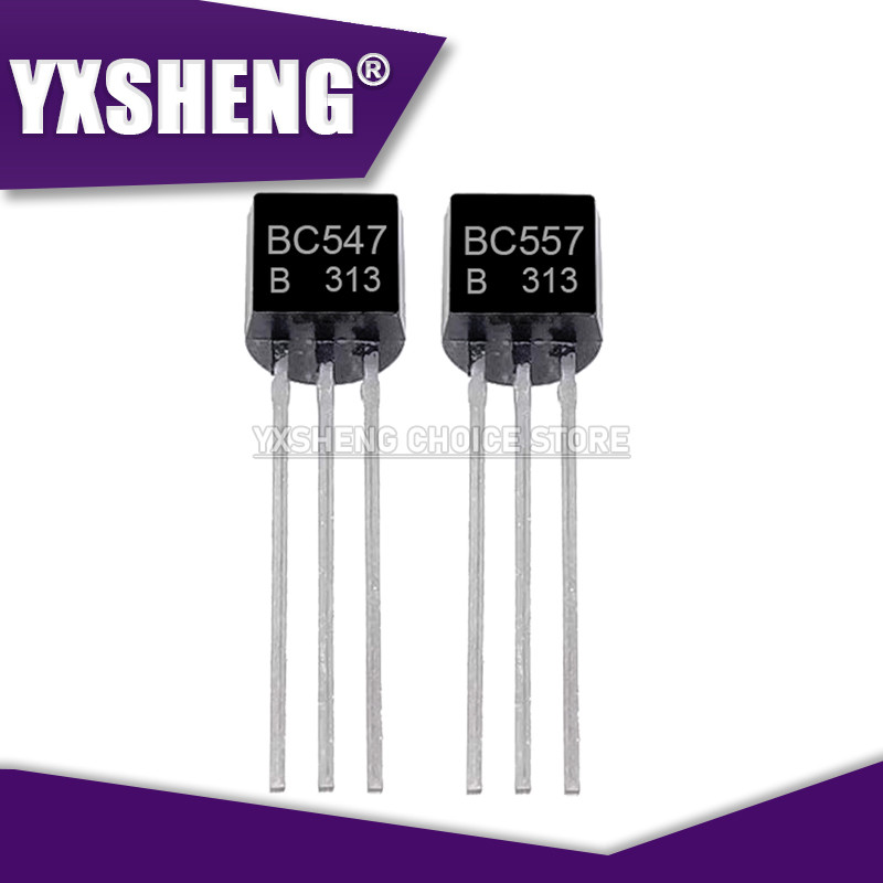 100 Cái / lốc BC547 BC557 TO-92 50 CÁI BC547B + 50 CÁI BC557B Mới Ban Đầu Lưỡng Cực Transistor - BJT