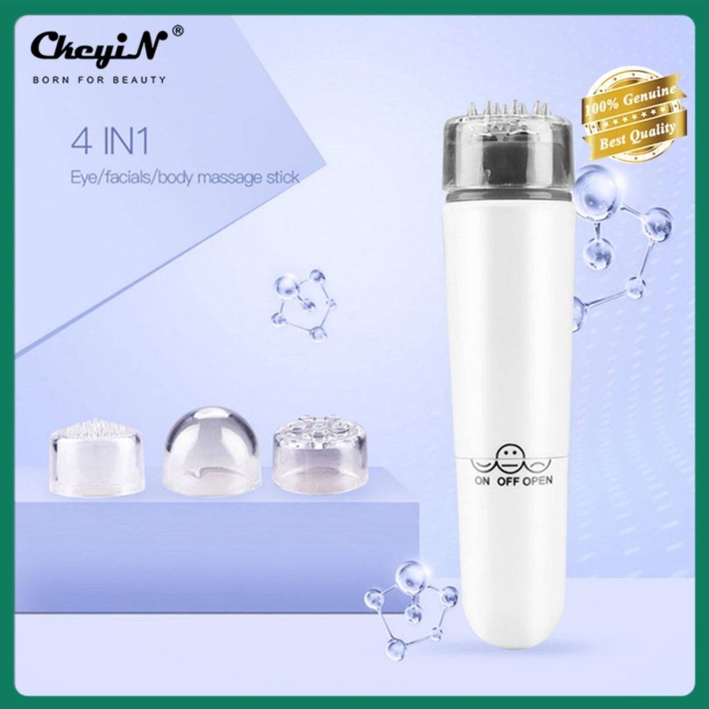 CkeyiN Bút mát xa mặt mini CkeyiN 4 đầu đa năng chăm sóc da chất lượng cao giá tốt MR010W - INTL