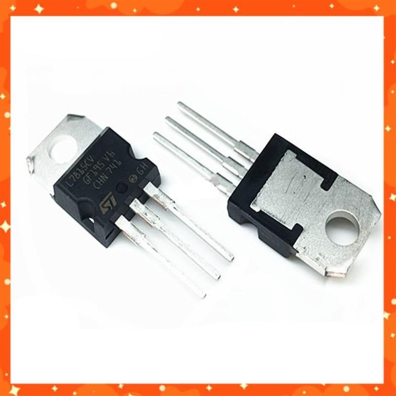 IC Ổn Áp Nguồn 15V 7815 L7815 L7815CV LM7815 7815CV 1.5A TO-220 Chân Cắm