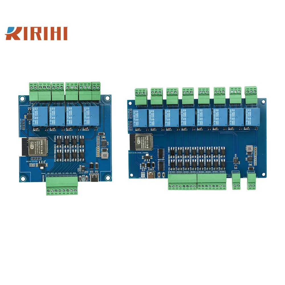 RIRIHI DC9-24V 4 kênh/8 kênh ESP32 RS485 Modbus WIFI Bluetooth Rơle Optocoupler Mô-đun cách ly Tyep 