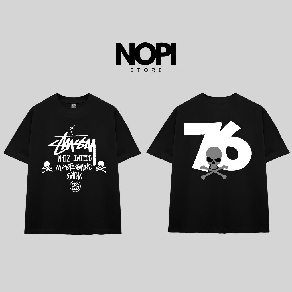 ÁO THUN STUSSY WHIZ LIMITED FORM RỘNG NAM NỮ UNISEX VẢI COTTON CAO CẤP DÀY DẶN - NOPI STORE