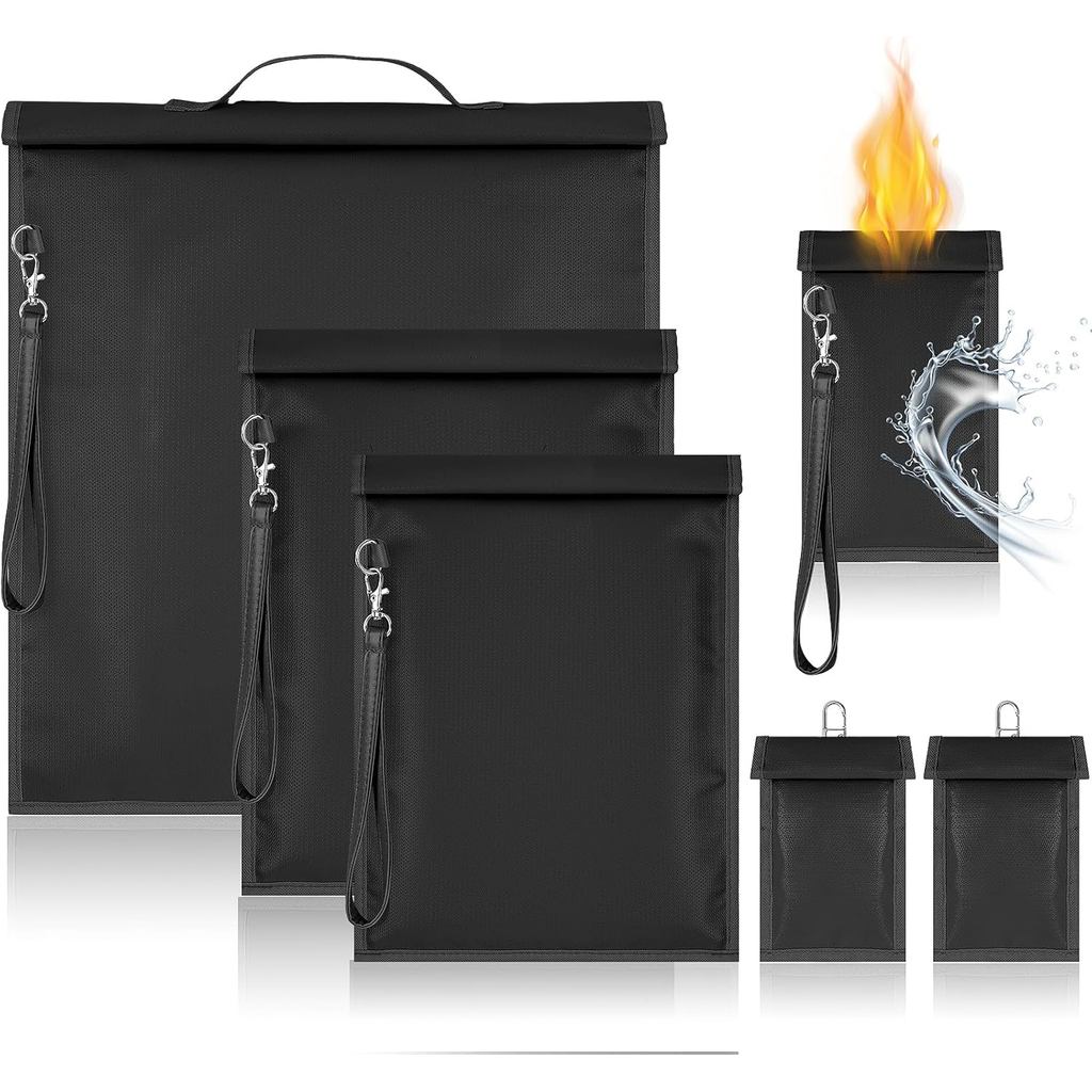 6 Gói Túi Faraday Cho Laptop Điện Thoại Chìa Khóa Ô Tô Máy Tính Bảng, Túi Faraday Chống EMP Chống Nư