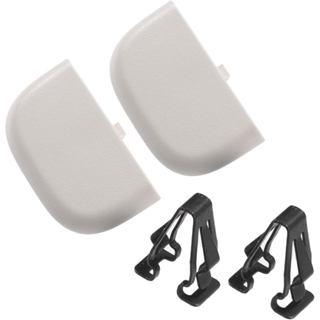 ACROPIX 2 Bộ Tấm Che Nắng Sắt Màu Xám Nắp Kẹp Giữ Số DS7Z-54672A40-AF / DS7Z4273AA / DS7Z-9904132-A dành cho Ford Fusion 2013-2016 dành cho phụ tùng ô tô Lincoln MKZ 2013-2016