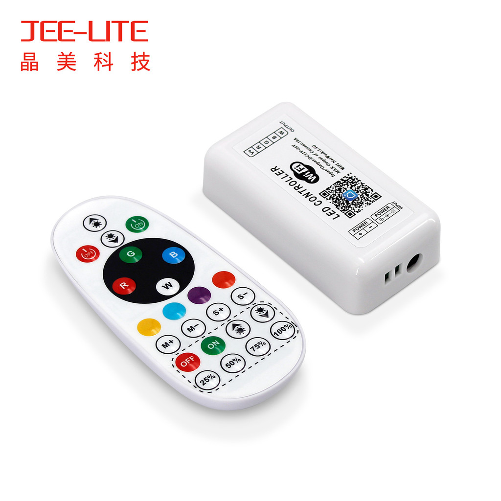 Bộ điều khiển TUYA RGBW Bộ điều khiển dải ánh sáng Graffiti WiFi RGBW Bộ điều khiển WiFi RF RGBW