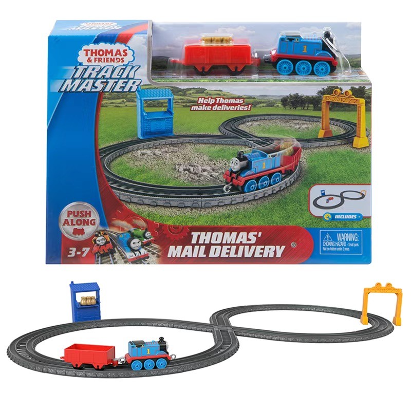 ♡Bộ thư vận chuyển Thomas the Train Track Master Series GFF10 Phù hợp với đồ chơi trẻ em phía trước