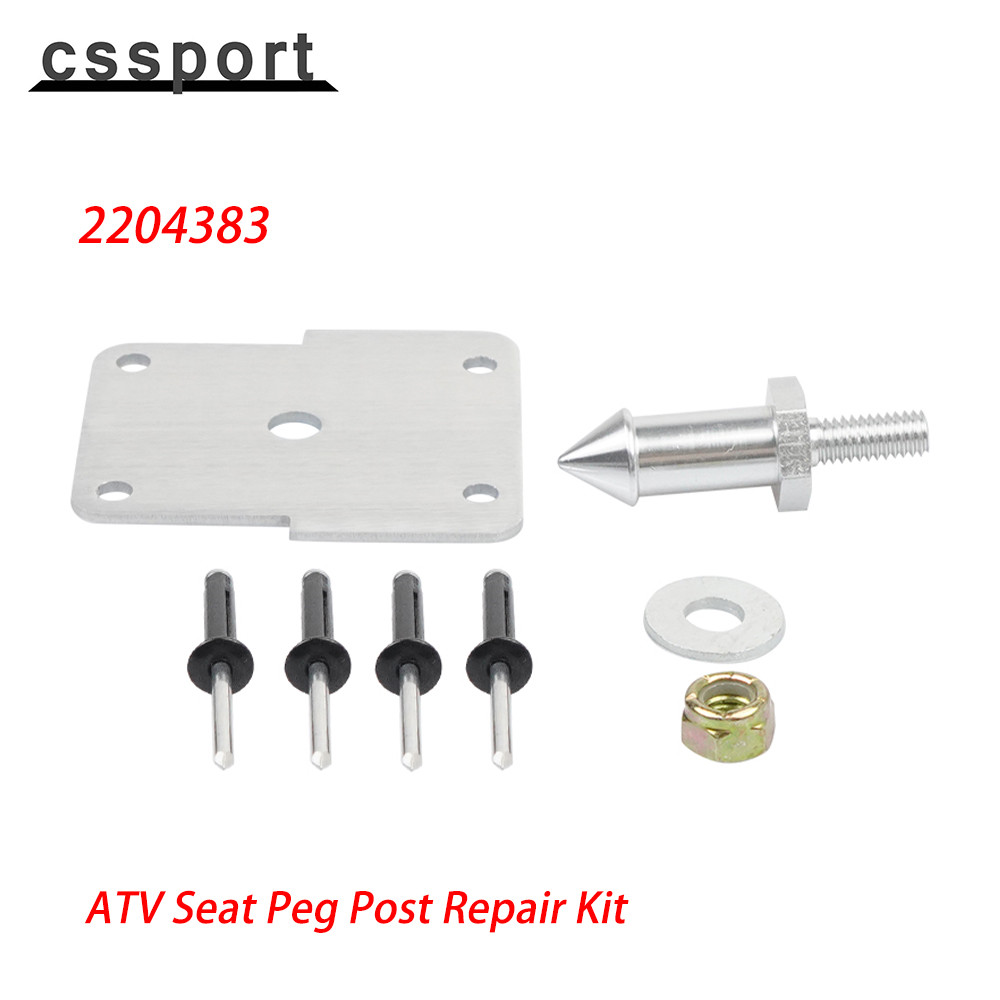 2204383 ATV Seat Peg Post Repair Kit Tương thích với Polaris 2008-2016 Ranger 500 700 800 XP 4x4, 20