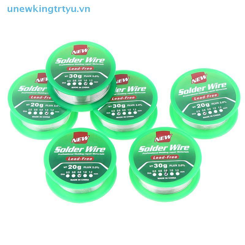 Unewtyu 0.6 / 0.8 / 1mm Dây hàn vỏ thông lượng nhiệt độ thấp không chì Tin Không giặt Dây hàn lõi nh